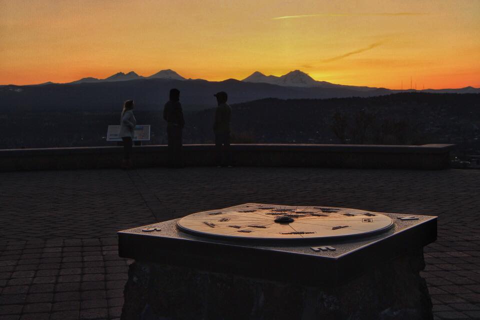 A sunset view in Oregon State Parks