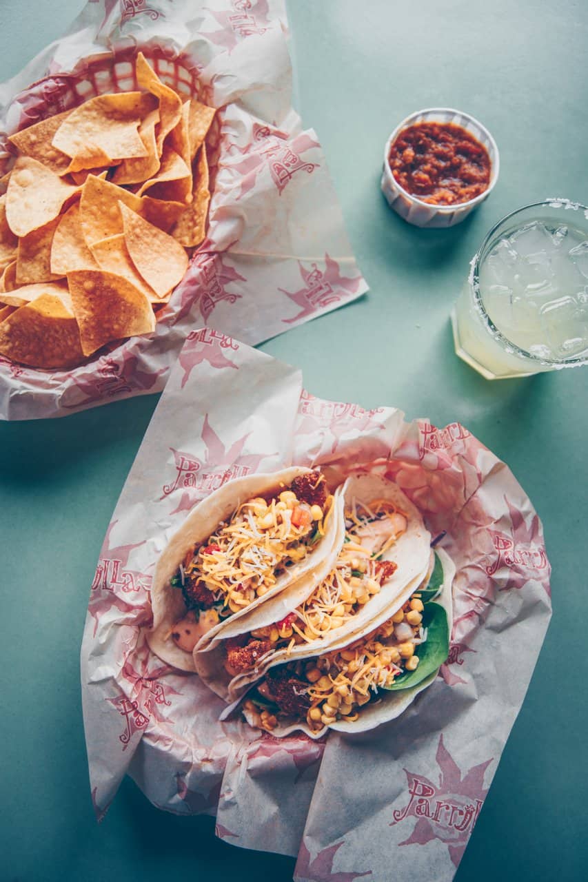 Fish tacos at Parilla Grill Photo Credit: Alex Jordan