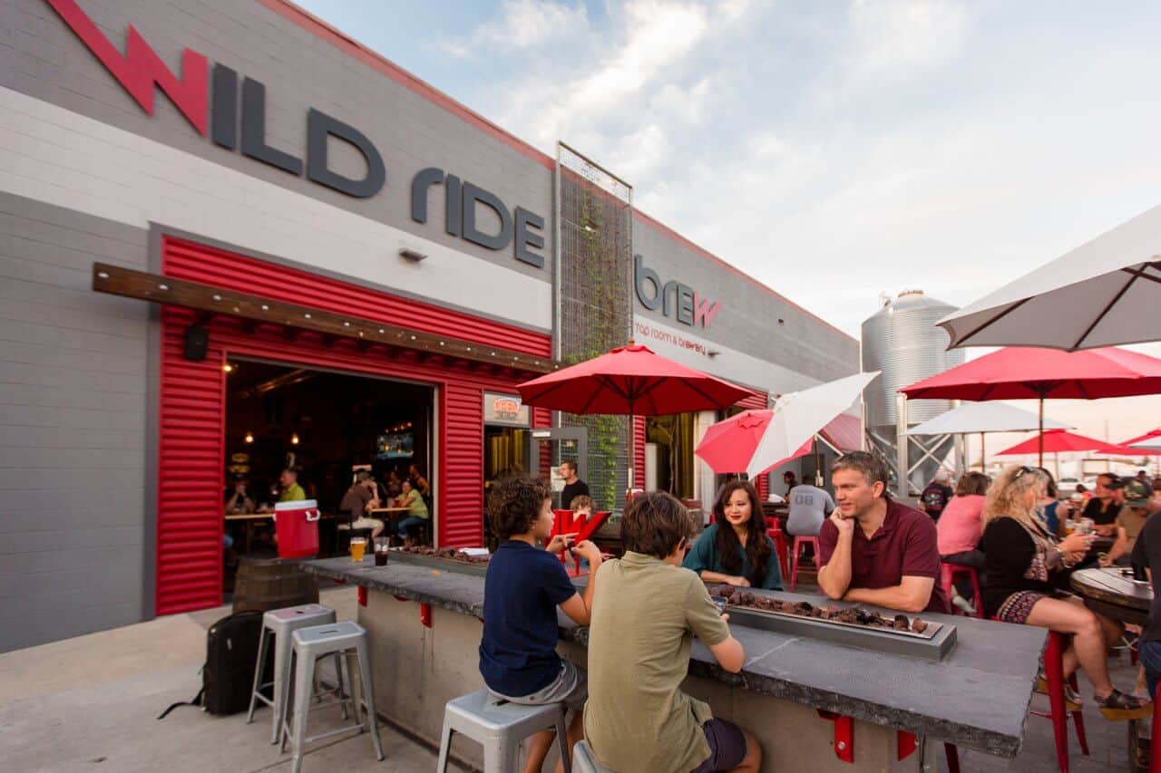 Wild Ride Brewing in downtown Redmond Wild Ride Brewing in downtown Redmond
