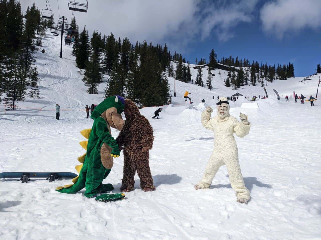 The Hodag mascot at Hoodoo. The Hodag mascot at Hoodoo.