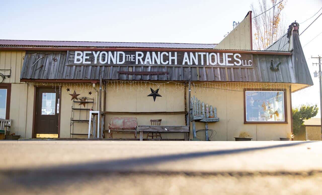 Storefront of Beyond the Ranch Antiques in Redmond, Oregon. Storefront of Beyond the Ranch Antiques in Redmond, Oregon.