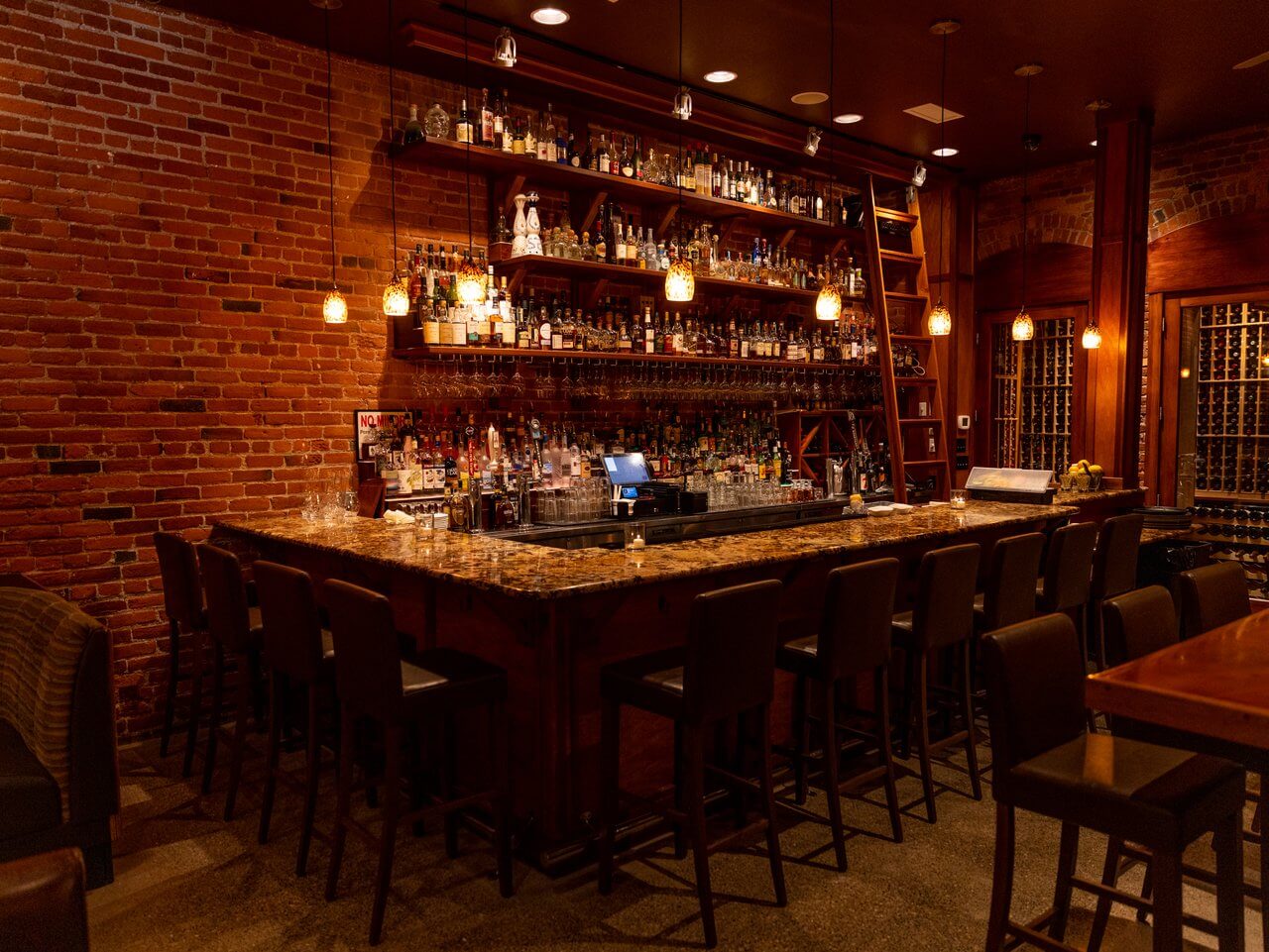 The bar at Brickhouse Redmond The bar at Brickhouse Redmond