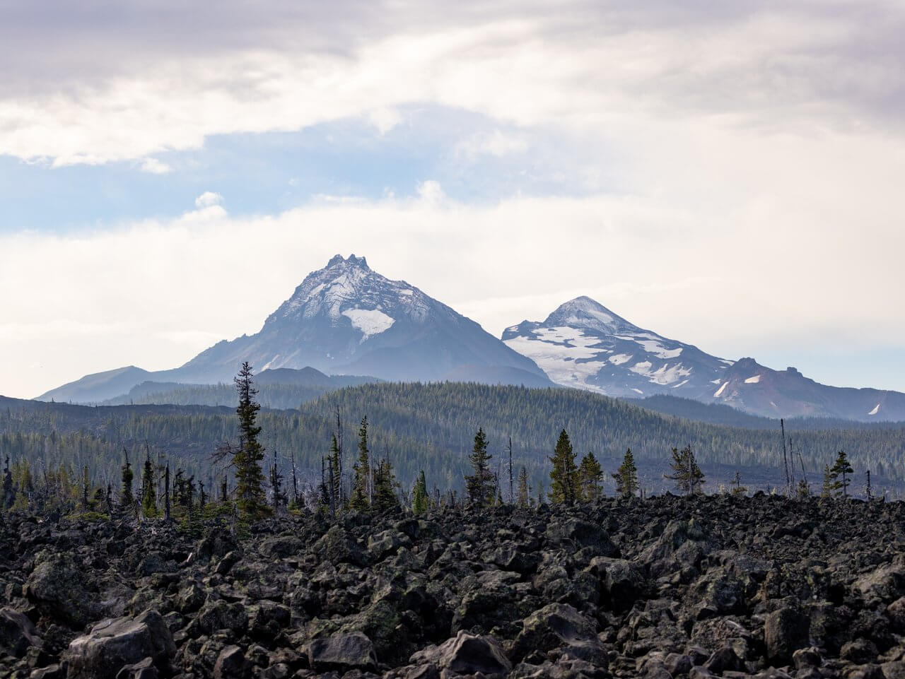 Cascade mountain views. Cascade mountain views.